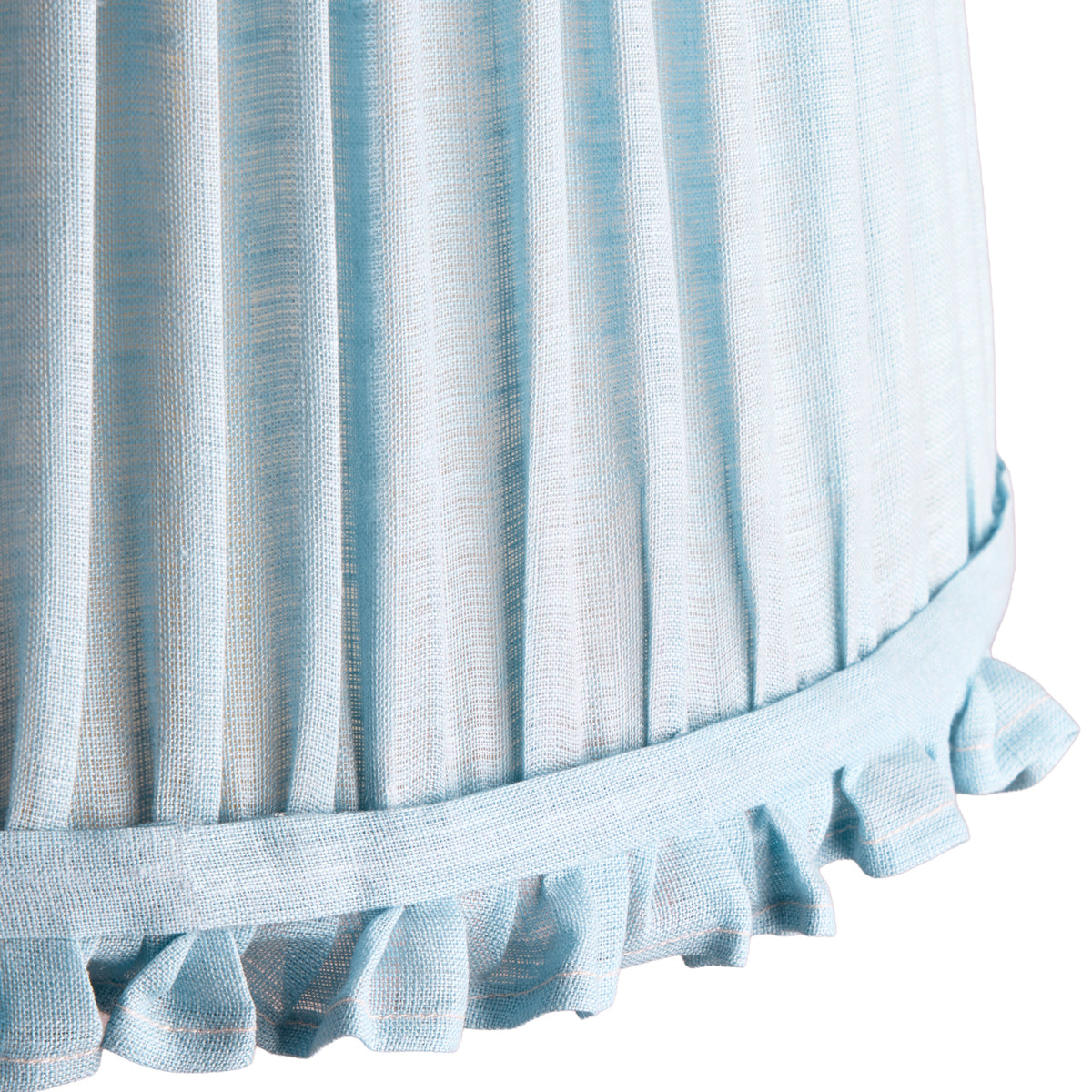 10 inch empire bloomer shade in blue sky linen