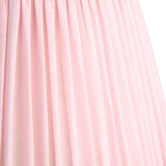 10 inch empire bloomer shade in marshmallow linen