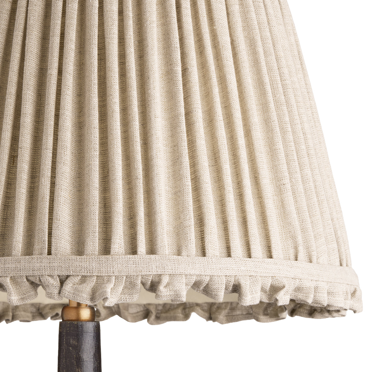 10 inch empire bloomer shade in natural linen