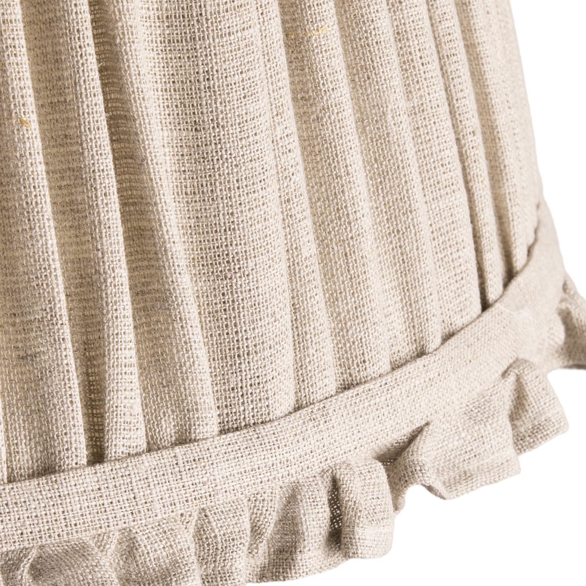 10 inch empire bloomer shade in natural linen