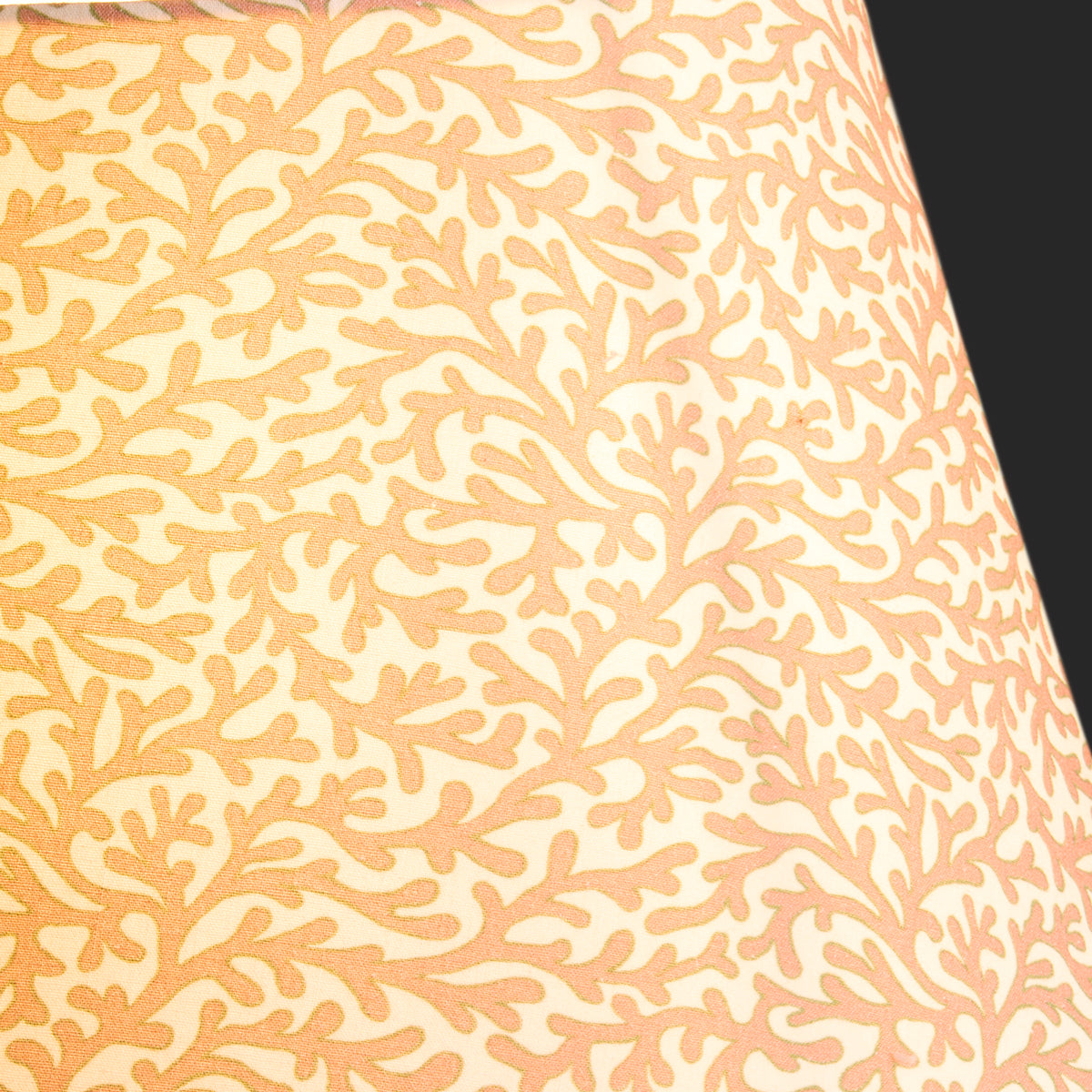 10 inch empire shade for cordless lamps in blush Tuffley cotton by GP & J Baker