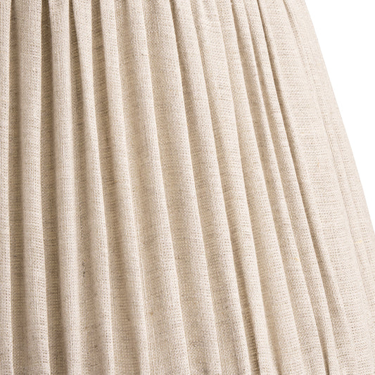 10 inch empire bloomer shade for cordless lamps in natural linen