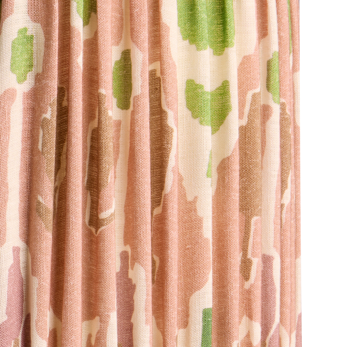 10 inch empire shade for cordless lamps in blush Bokhara gathered linen by GP & J Baker