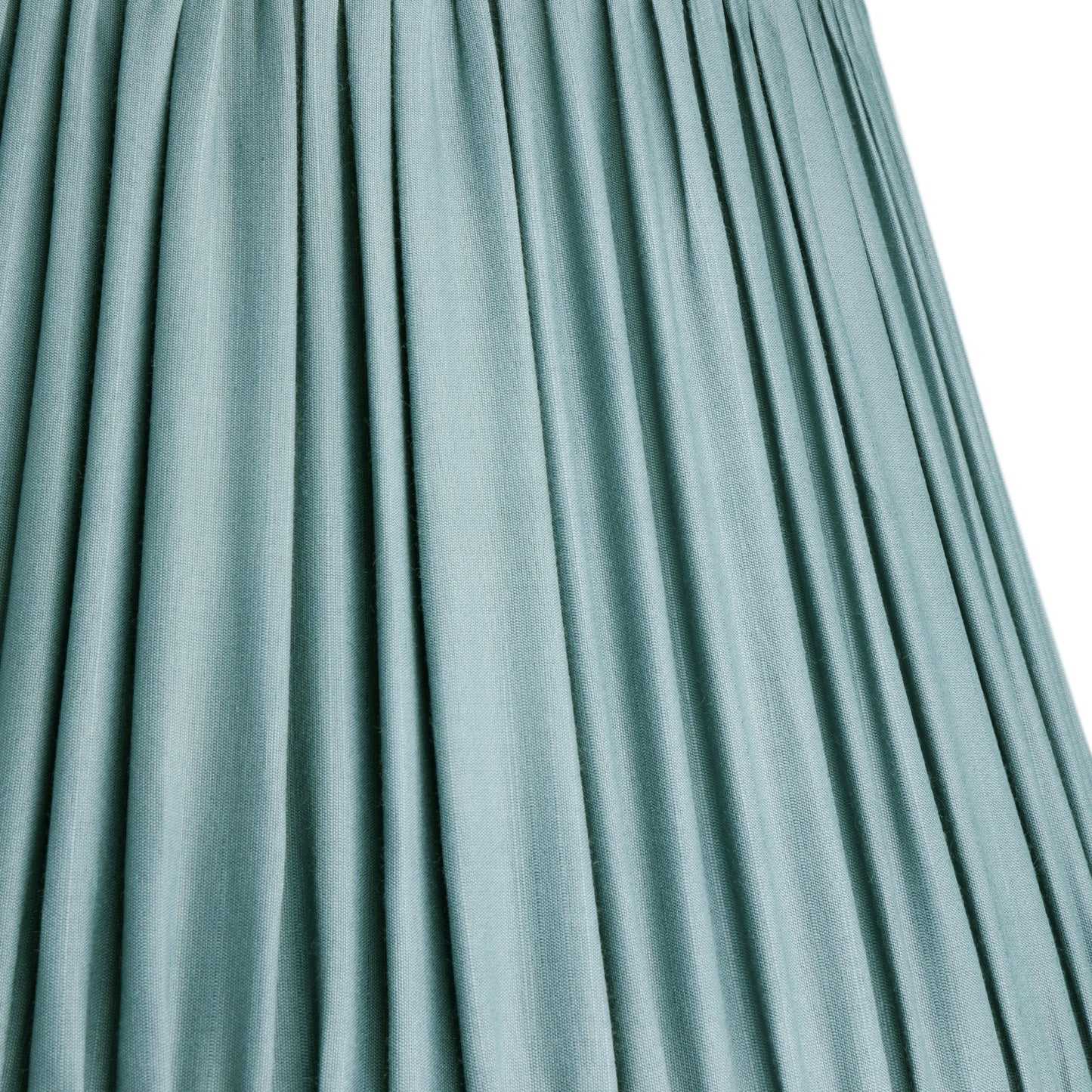 10 inch tall tapered shade in blue silk