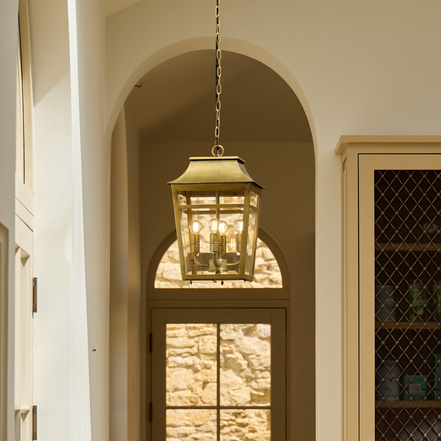 Majorelle pendant in brass