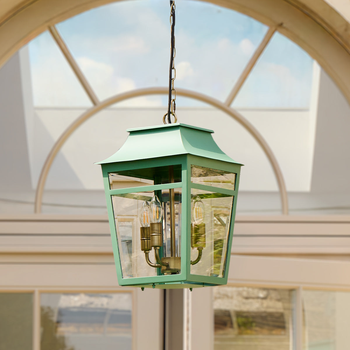 Majorelle pendant in sage