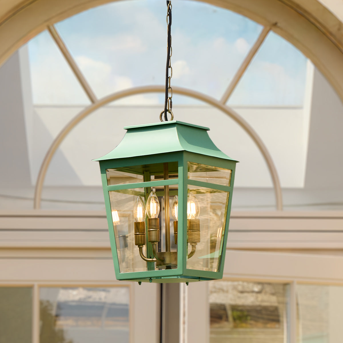 Majorelle pendant in sage
